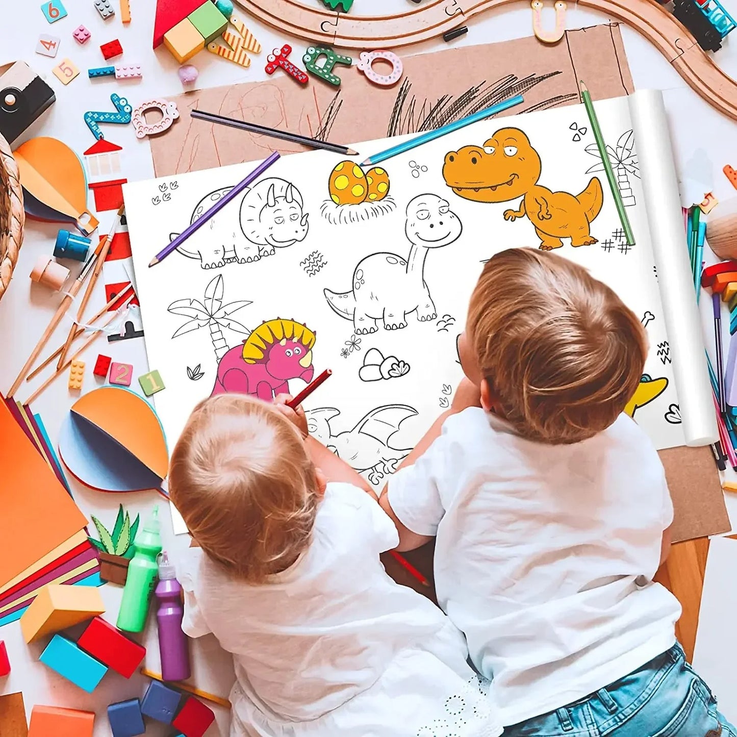 Rouleau Papier à Colorier