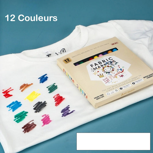 Marqueurs Imperméable pour Tissus